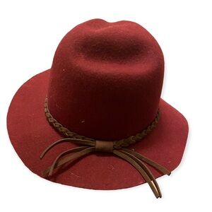 Scala Collezione vintage burgundy women’s wool hat NWOT